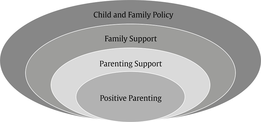 Inclusive Structure of Child and Family Policy and Types of Supportive Measures Embedded in the Positive Parenting Task.