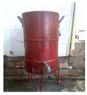 Montaje del sistema de cocci&oacute;n a escala piloto.