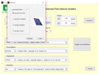Ventana emergente indicaci&oacute;n de error por asignaci&oacute;n de voltaje