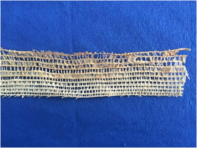 Fibra de banano malla.