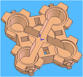 Base donde se ubican los moldes.