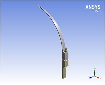 Sección del modelo.
