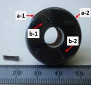 Zonas de estudio y ensayos de dureza.