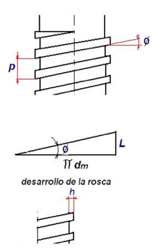 Geometr�a del tornillo sin fin [25] .