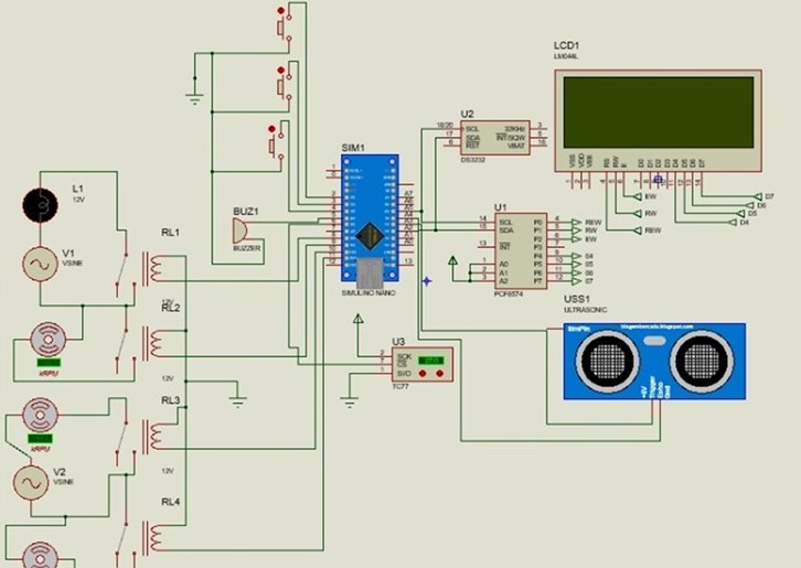 Diagrama electr�nico de la incubadora.