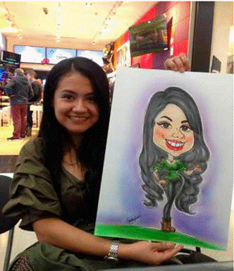 Sin título. En esta obra que utiliza la técnica en aerografía se demuestra la similitud de las facciones, las formas del cráneo y el contexto social por medio de la vestimenta y la estética visual. También se resalta la armonía de la composición.