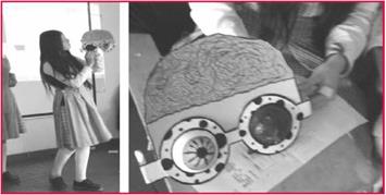 Handmade model of the 3D-Glasses, Cartoon 2, Annex 2.