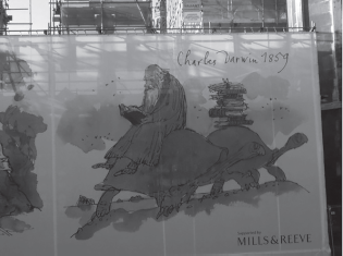 Charles Darwin por Quentin Blake