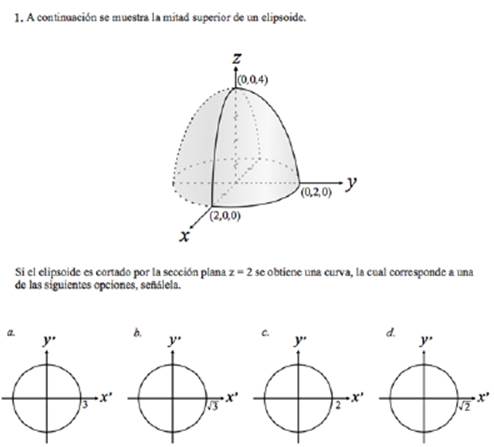 Pregunta planteada en la evaluaci&oacute;n de conocimientos a posteriori.