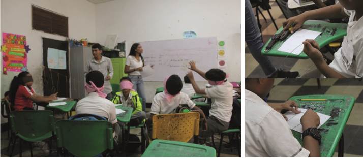 Pilotaje sobre estructuras en artesanías en Usiacurí y simetrías escolares.