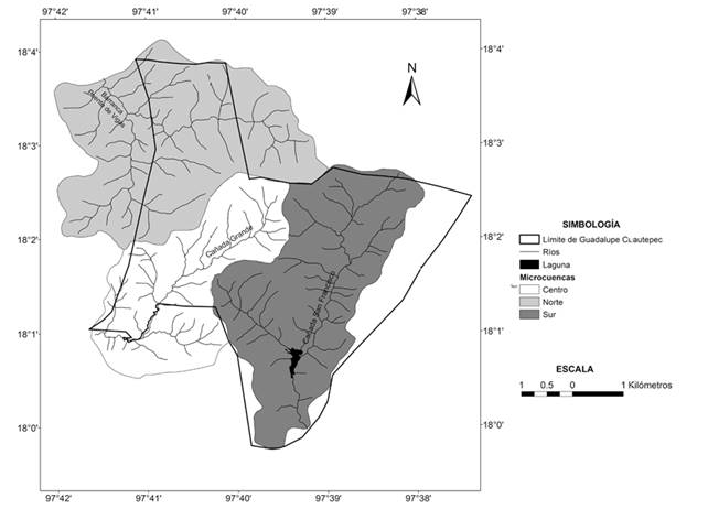 Localizaci&oacute;n de microcuencas.