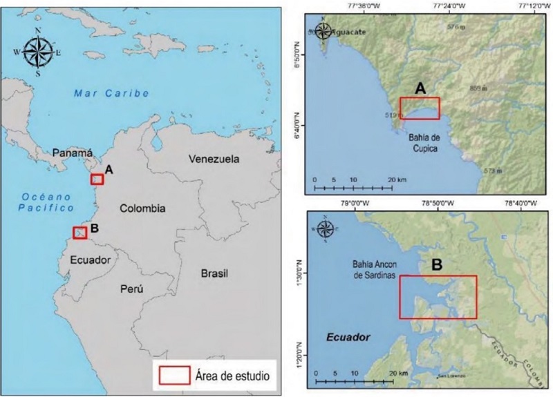 Localizaci&oacute;n del &aacute;rea de estudio.