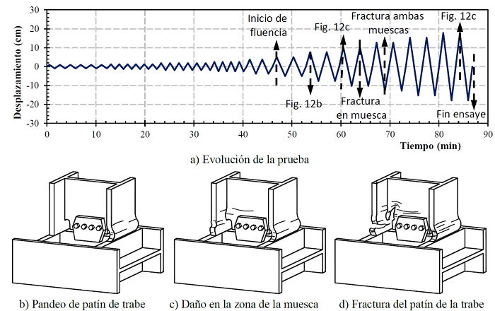 Reporte de da&ntilde;o t&iacute;pico del esp&eacute;cimen CPA