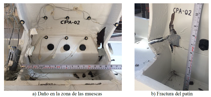 Estado final t&iacute;pico de los espec&iacute;menes CPA