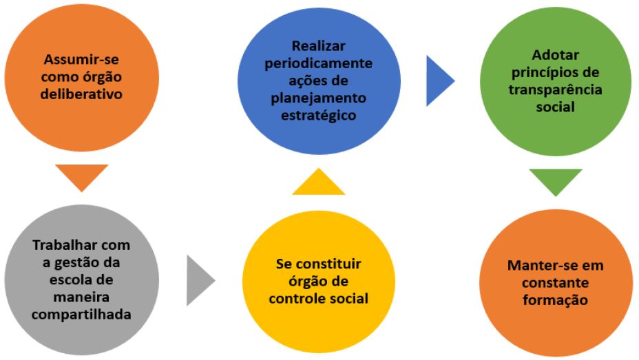 &ndash; Atua&ccedil;&atilde;o dos conselhos escolares