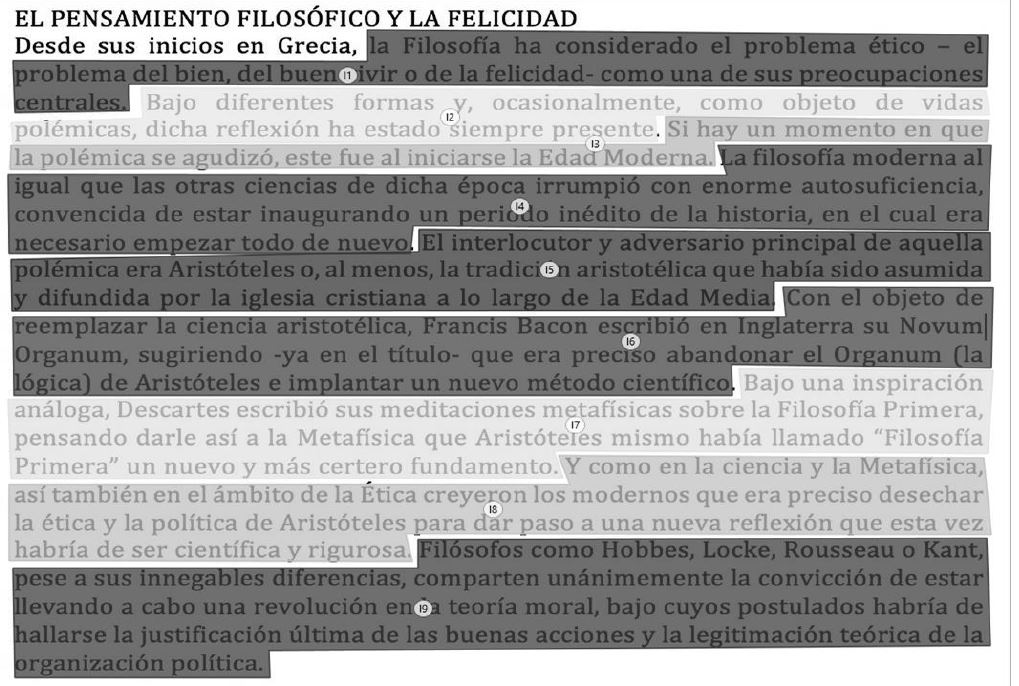 - Experiment text and defined AOIs