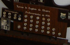 Quadro de formatura – professorandas de 1970 (Turma Irm Eugnia de Oliveira)