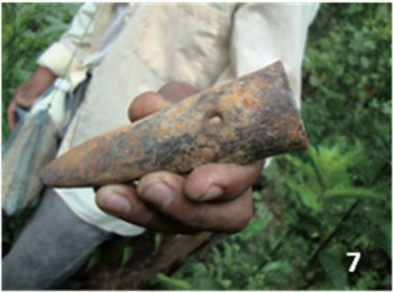 7. Punta met&aacute;lica para sembrar