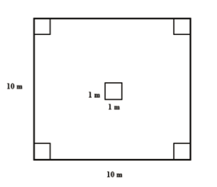 Fig. 3. &Aacute;rea muestral y distribuci&oacute;n de los cuadrantes en la parcela de muestreo. 