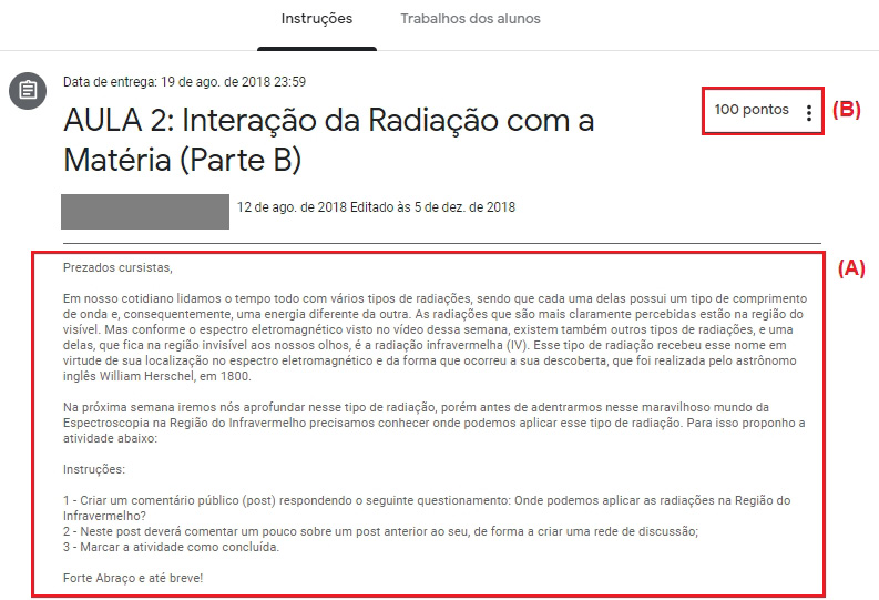 Google Sala de Aula - Tenham paciência O sistema está congestionado!