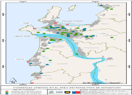 Humedales urbanos en el AMC