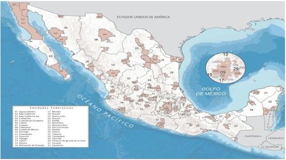 Las zonas metropolitanas en Mxico (2018)
