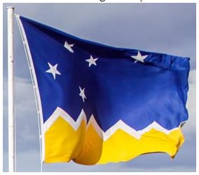Bandera de Magallanes y Antrtica Chilena