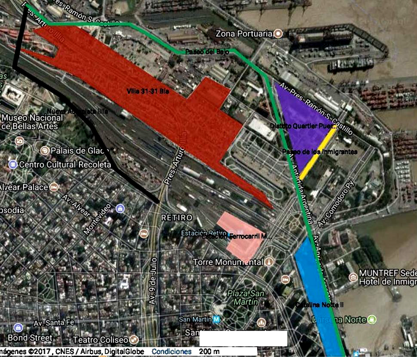 Proyectos de renovación urbana colindantes al Barrio 31-31 bis
