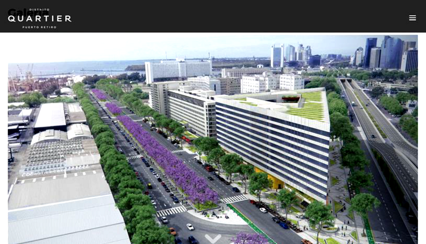Render. Barrio Quartier de Retiro