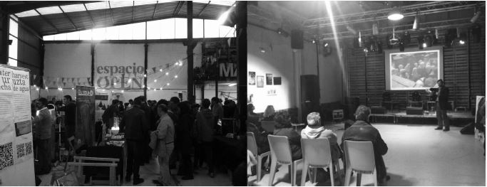 Pr&aacute;cticas de iniciativas
culturales, ZAWP y Espacio open