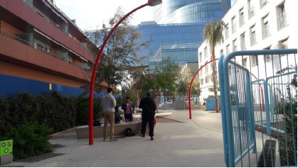 Espacio público intervenido, llamado Jardín D’ Antònia Vilàs I Ferràndiz