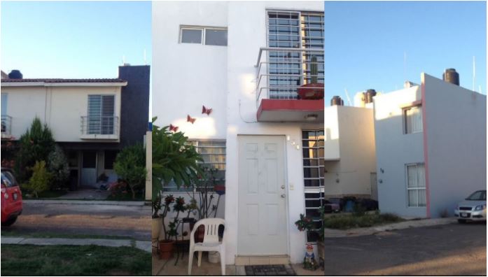 Viviendas en el fraccionamiento Jardines de San Rafael