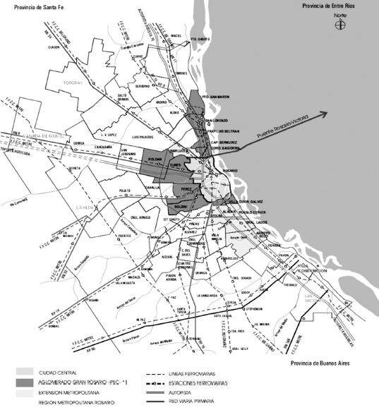 &Aacute;rea metropolitana Rosario