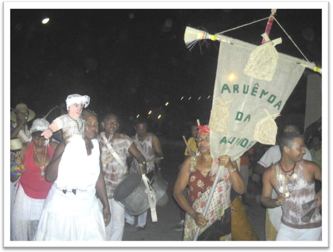 Primeiro Desfile da Aruenda da Saudade pelas ruas de Pitimbu