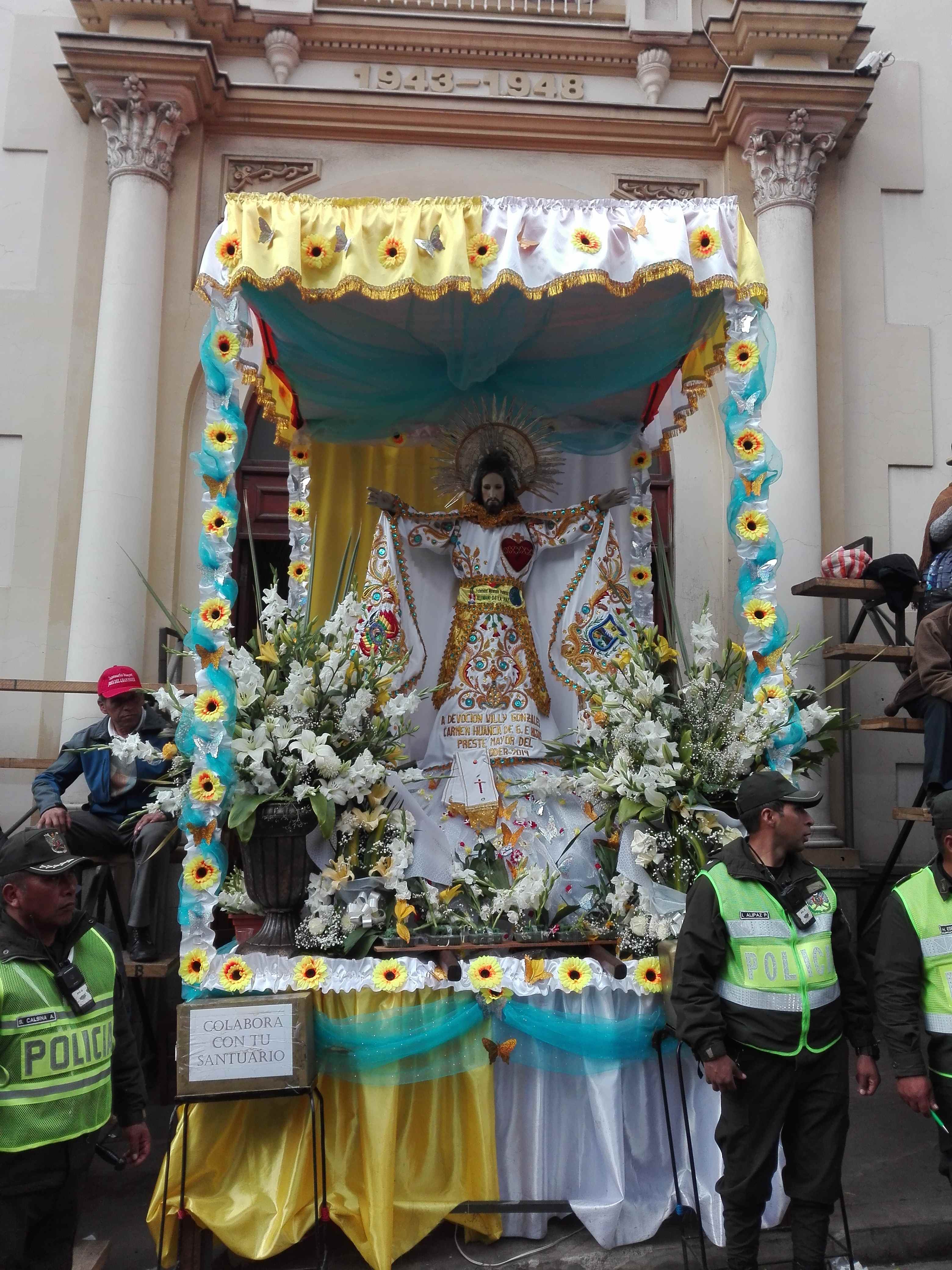 Altar em homenagem ao Senhor Jesus do Gran Poder