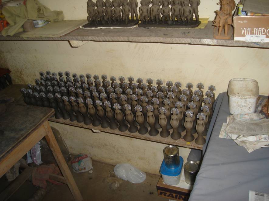 Produ&ccedil;&atilde;o em s&eacute;rie feita pelas gera&ccedil;&otilde;es mais novas do Alto do Moura