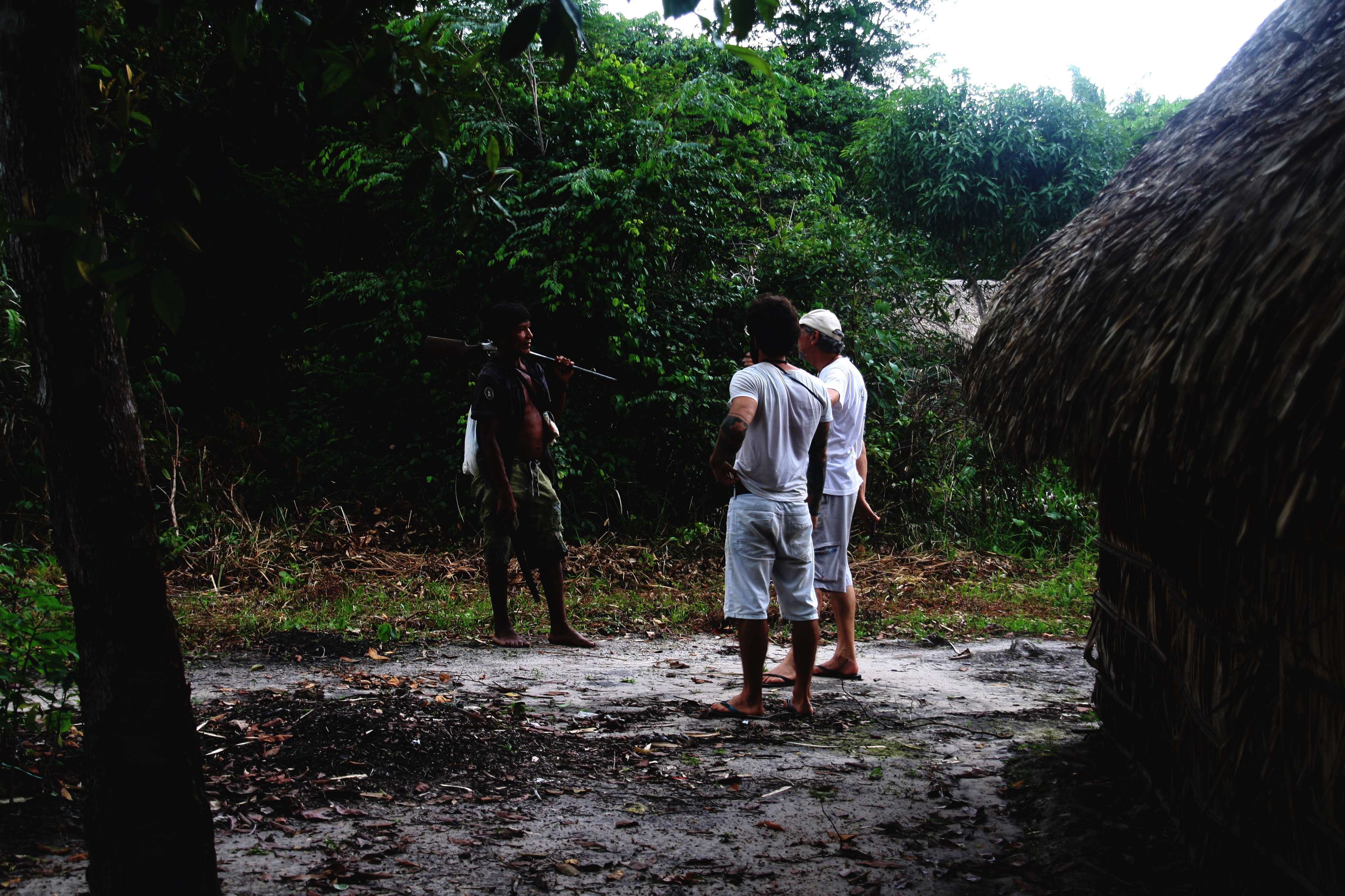 Dia de ca&ccedil;ada e a curiosidade do estranho