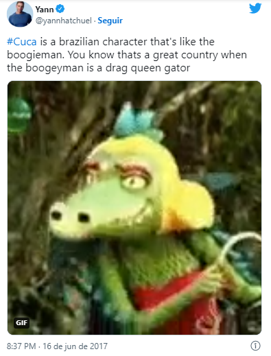 Usurio explica origem da personagem Cuca ao associ-la ao “bicho papo”