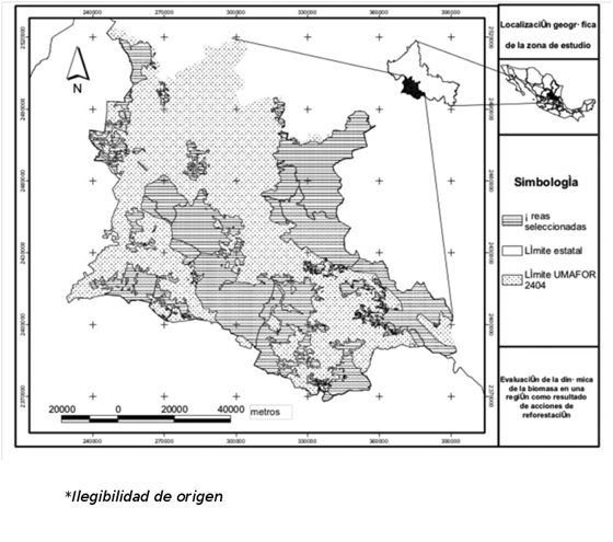 Localizaci&oacute;n geogr&aacute;fica de la Unidad de Manejo Forestal 2404.