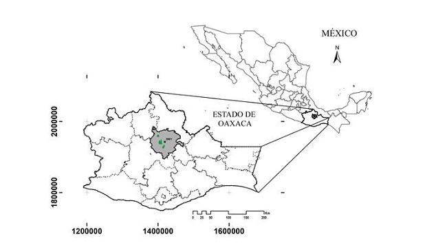 Localización geográfica del área de estudio.