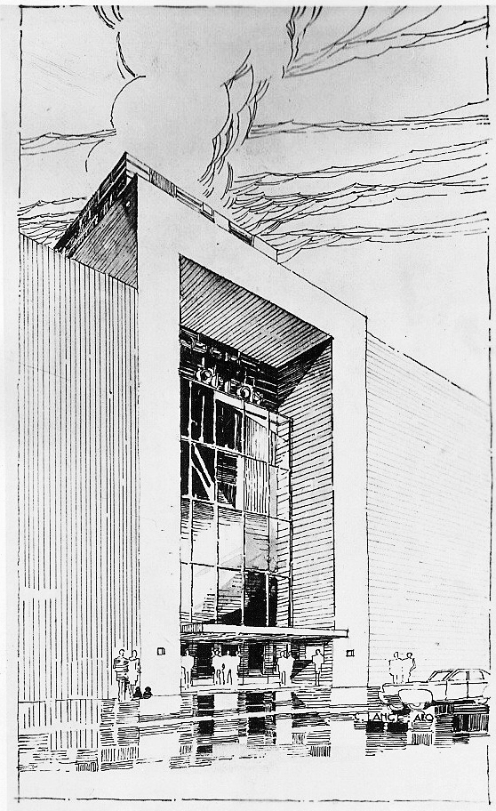 Perspectiva Cine Ode&oacute;n de Lange y Wieland