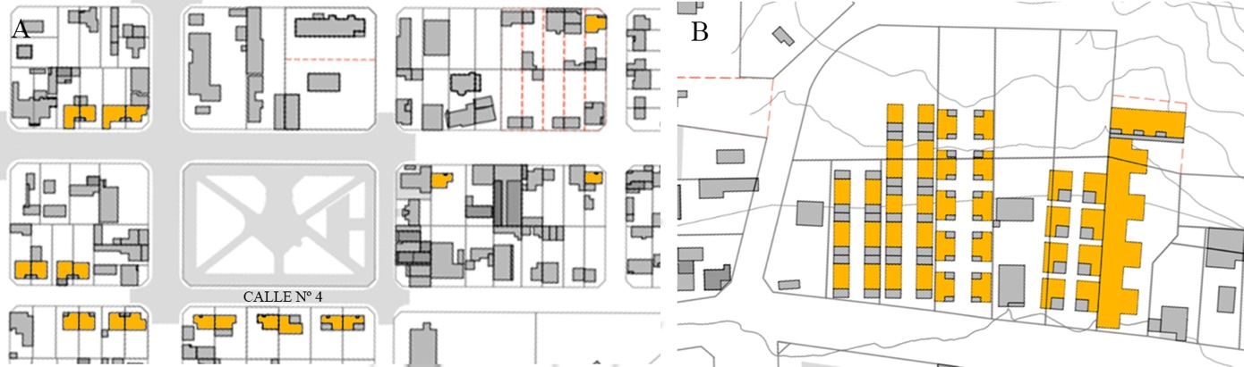Agrupamientos de vivienda en planta seg&uacute;n tipolog&iacute;a