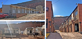 Complejos de casas contenedor