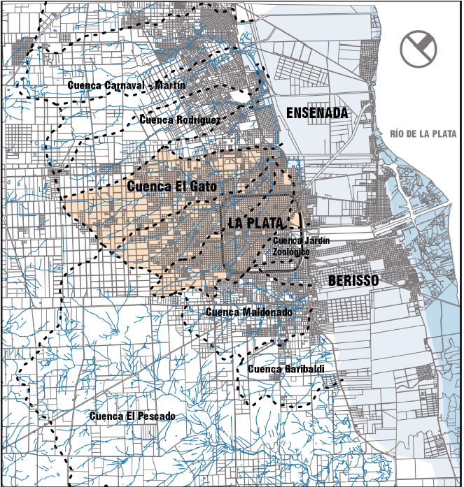 Ubicaci�n de la cuenca El Gato en la RGLP
