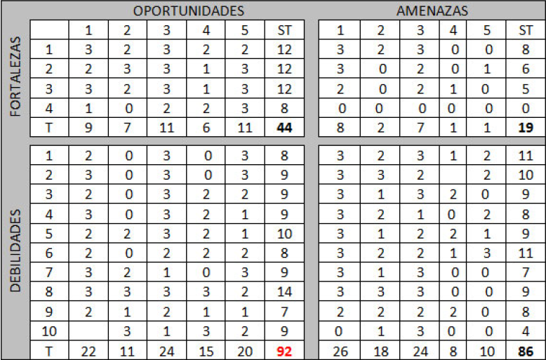 Anlisis de la matriz FODA
