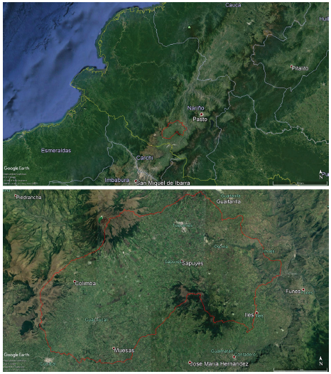 Location of the study area. 