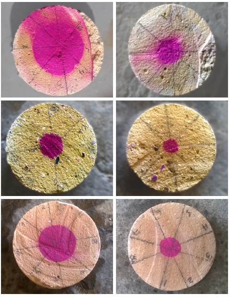 Advancement of the carbonation front