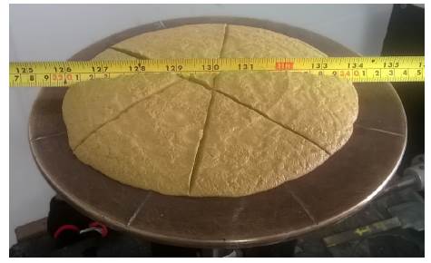 Mortar fluidity test 