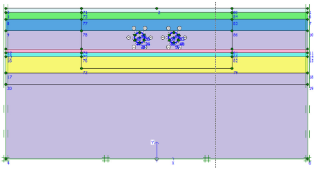 Mesh geometry and boundary conditions (Scenario 1)