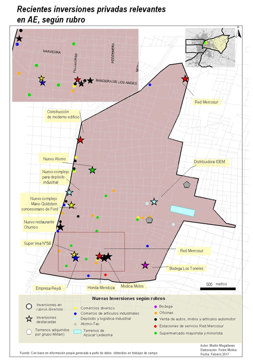 Recientes inversiones privadas relevantes en el AE.
